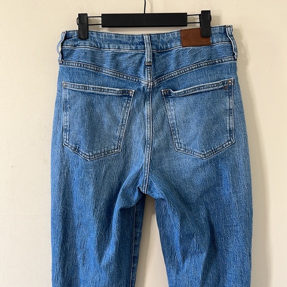 Madewell The Curvy Perfect Vintage Medium Wash Denim Jeans Size 28 Tall - Picture 7 of 12